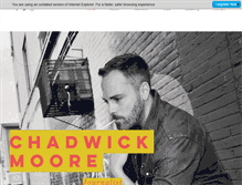 Tablet Screenshot of chadwickmoore.com